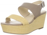 Calvin Klein Women's Lorianne Platform Sandal, Light Taupe/Natural, 5.5 M US