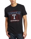 MLB Texas Rangers Electric Atmosphere Short Sleeve Crew Neck Melange Tee Men's