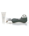 Clarisonic's smallest Sonic Skin Cleansing System, the one-button, one-speed Mia fits your active lifestyle-offering beautiful skin at home or on-the-go. Kit also includes pLink Charger, Normal Brush Head and 1 oz. trial-size Refreshing Gel Cleanser.