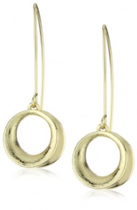 Anne Klein Gold-Tone Plated Wire Drop Earrings