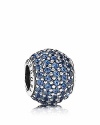 A pave-encrusted charm adds dazzling sparkle and a bold hit of color to your PANDORA bracelet.