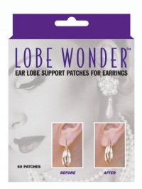 Lobe Wonder Earring Support Patches, 60-Count Boxes (Pack of 4)