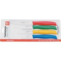 Zwilling J.A. Henckels Twin Grip Colored Paring Knives, Set of 4