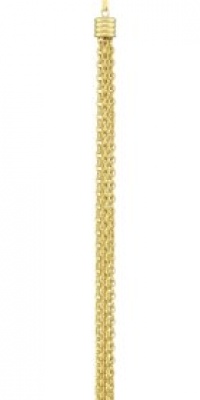 T Tahari Gold Tone Tassel Pendant Necklace