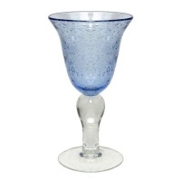 Artland Iris Goblet, 14-Ounce, Light Blue, Set of 4