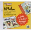 SandyLion 12-Inch by 12-Inch Page Protector Refills