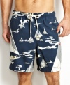 Get your summer swim crew together by adding this pair of trunks from Nautica.