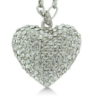 Dazzling Swarovski Crystal Heart Shaped Necklace