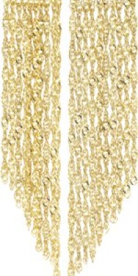 Kenneth Cole New York Gold Chain Linear Earrings