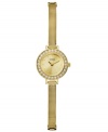 Always elegant, this slender timepiece by GUESS finishes your complete look.