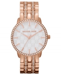 Flaunt red-carpet worthy fashion with this sparkling Lady Nini collection watch from Michael Kors.