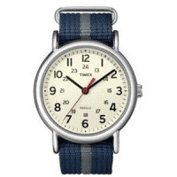 Timex Weekender Slip-Thru Watch - Navy/Gray