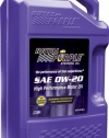 Royal Purple 51020 API-Licensed SAE 0W-20 High Performance Synthetic Motor Oil - 5 Quart