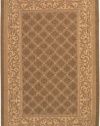 Couristan 1016/3000 Recife Garden Lattice Cocoa/Natural Rug, 2-Feet by 3-Feet 7-Inch