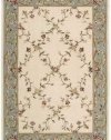 Nourison Citi Limits Ivory Floral Trellis 5-Feet by 7.6-Feet Polyacrylic Area Rug