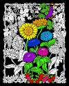 Sunflower Garden - 16x20 Fuzzy Velvet Poster