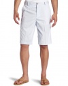 French Connection Men's Peached Lightweight Flat Front Short, Mile High Blue, 34