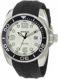 Invicta Men's 0424 Pro Diver Collection Black Polyurethane Watch