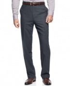 Give basic black a break with these refined dress pants from Louis Raphael.