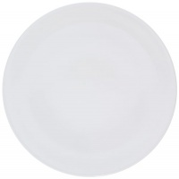 Update white pizza plate flat 12.2 inches