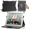 MoKo Slim-Fit Folio Stand Case for Apple New iPad 4 & 3 (3rd and 4th Generation with Retina Display) / IPad 2, Black