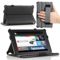 MoKo Slim-fit Case for Google Nexus 7 Android Tablet (Black)