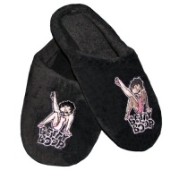 Classic Betty Collection Leg Kick Black Slippers