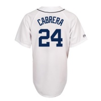 Miguel Cabrera Detroit Tigers Replica Home White Jersey