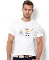 This international graphic t-shirt from Nautica give your world-traveller style. (Clearance)