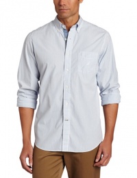 Nautica Men's Anchor Striped Poplin Woven