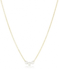 Dogeared Jewels and Gifts 3 Wishes Gold-Plated Silver Stardust Bead Necklace