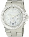 Michael Kors Women's MK5411 Dylan Glitz Chronograph White MOP Dial Watch