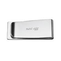 Kate Spade Nest Egg Silver Plated Money Clip