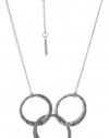 Kenneth Cole New York Silver-Tone 3-Circle Necklace