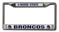 NCAA Boise State Broncos Chrome License Plate Frame