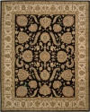 Nourison Rugs Heritage Hall Collection HE19 Black Runner 2'6 x 8' Area Rug