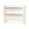 Gifts & Decor Nantucket Home White Bathroom Wall Shelf Towel Holder