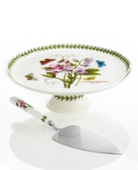 For the discerning china collector or naturalist on your gift list, the Botanic Garden cake stand and server by Portmeirion are a treat for the dessert course. Lifelike botanicals and a triple-leaf border flourish on bright white porcelain.