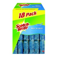 Scotch-Brite 3M Non-Scratch Scrub Sponges - 18-Count