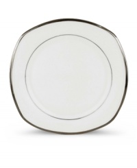 Beautiful in its simplicity, this collection features a timeless, elegant design. The pristine bone china is accented by a single, shimmering band of platinum. The understated beauty of this china will add a refined sophistication to your dining experience for years to come.