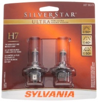 Sylvania H7 SU SilverStar Ultra Halogen Headlight Bulb, (Pack of 2)