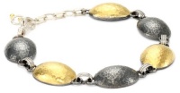 GURHAN Jordan Dark Silver and Gold All-Around-Bracelet