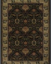 Couristan 6384/3363 Everest Herati Palm/Midnight 2-Feet 7-Inch by 7-Feet 10-Inch Runner Rug