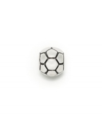 Score major points with the cute soccer ball bead in sterling silver. Donatella is a playful collection of charm bracelets and necklaces that can be personalized to suit your style! Available exclusively at Macy's.