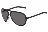 Yves Saint Laurent Men's 2311 Matte Black Frame/Grey Lens Metal Sunglasses