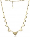 House of Harlow 1960 Gold-Plated Pyramid Station Necklace