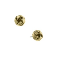 Très Timeless Golden Love Knot Stud Earrings