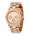 Everything's coming up roses with this warm, multi-functional watch by Michael Kors.