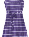 Splendid Girls 7-16 Venice Stripe Dress and Camisole, Ultraviolet, 14