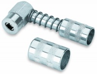 Lumax LX-1404 Silver 90 Degree Grease Coupler